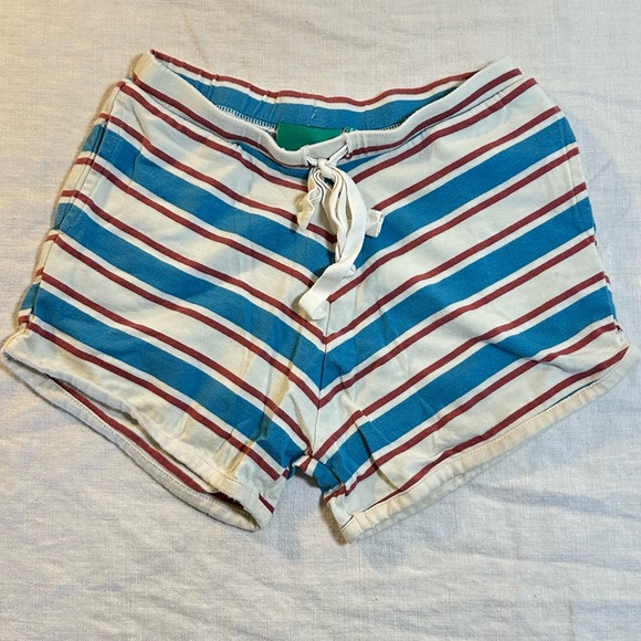 Boys Blue Striped Cotton Matching Summer Set Size 4-5 Little Organic Cotton - Picture 5 of 9